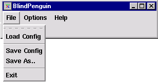 Screen Shot of BlindPenguin Interface